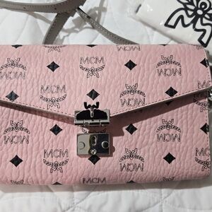 MCM Pink Leather Women's Bag